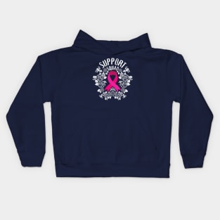 Support squad - Breast Cancer Kids Hoodie